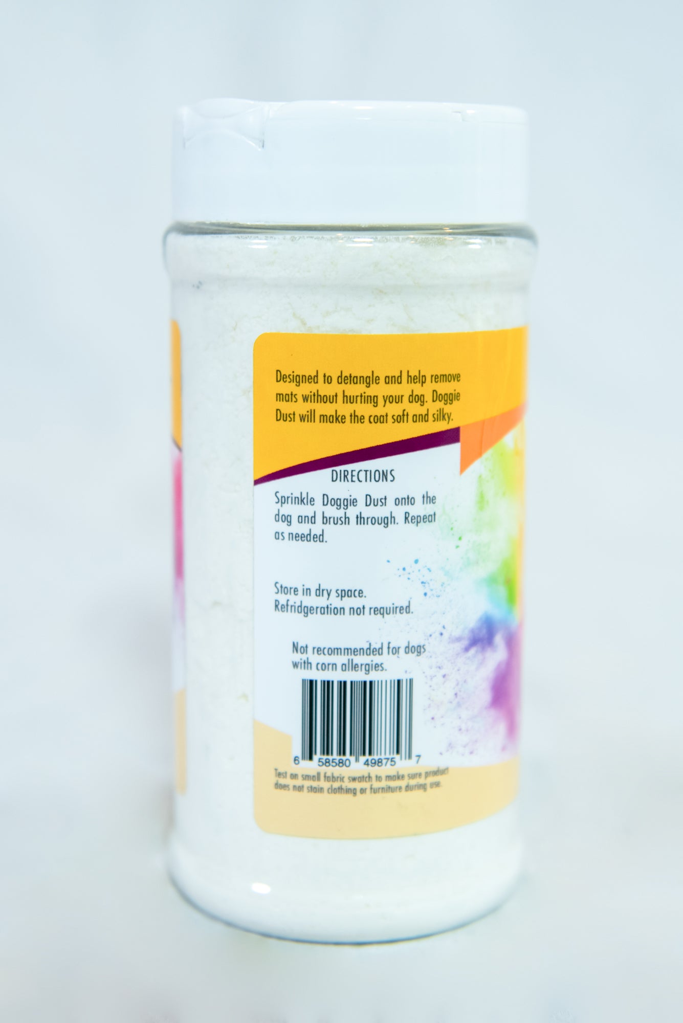 White Grooming Powder with Dry Shampoo