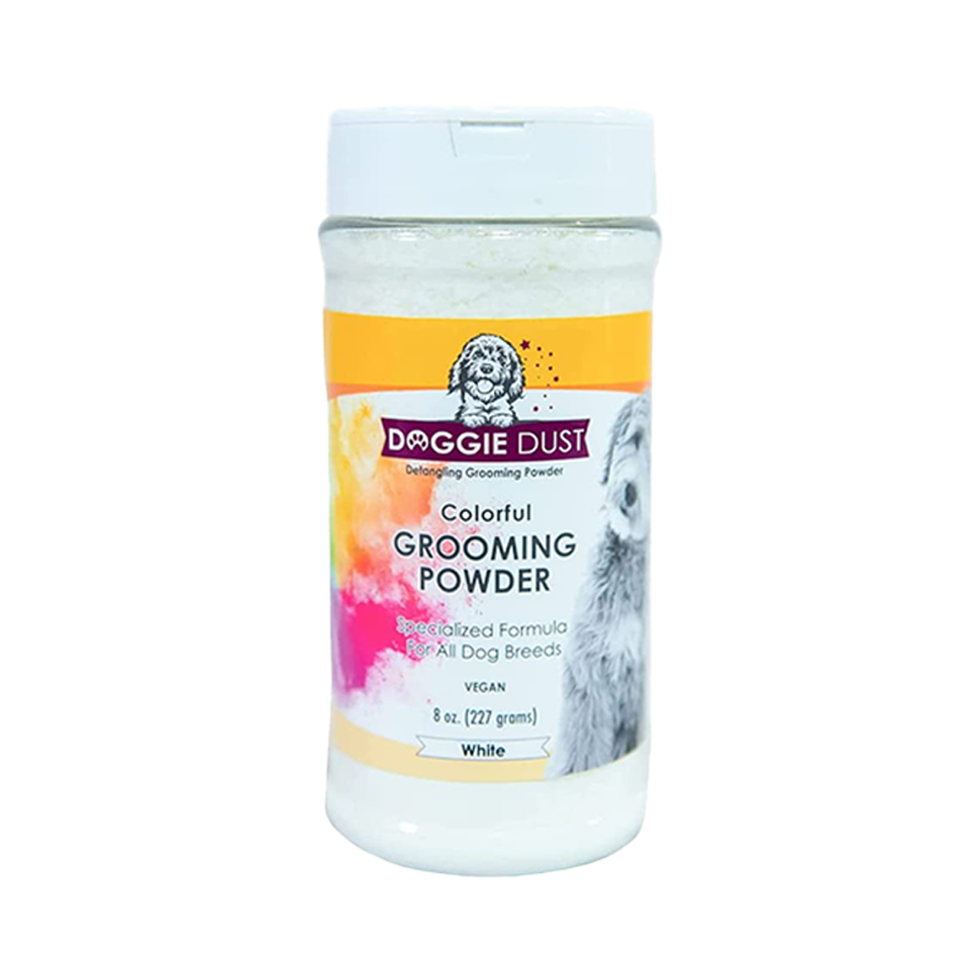 White Doggie Dust Grooming Powder