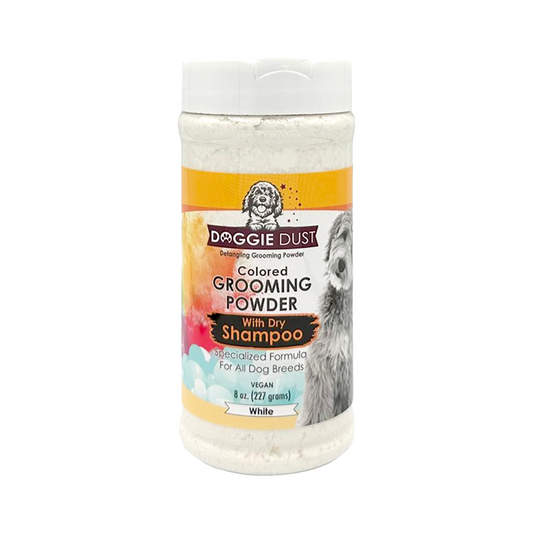White Grooming Powder with Dry Shampoo